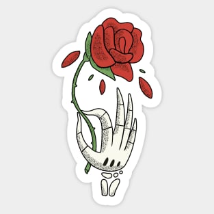 skeleton hand Sticker